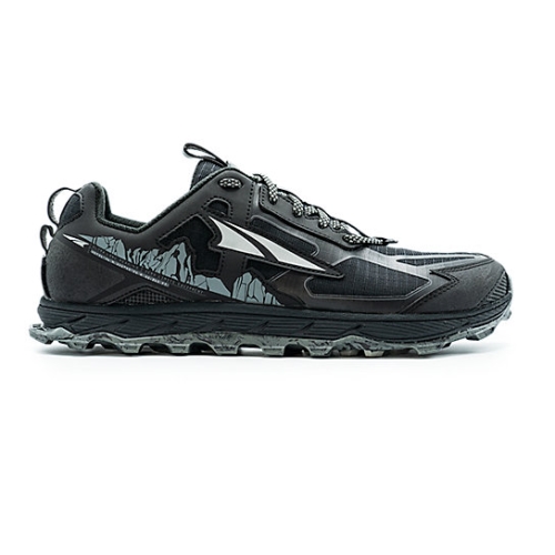 Altra LONE PEAK 4.5 Men's Hiking Shoes Black | NMGZEC-543