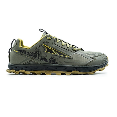Altra LONE PEAK 4.5 Men's Trail Shoes Olive / Willow | XZKMIR-912