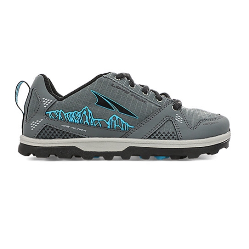 Altra LONE PEAK Men's Trail Shoes Gray / Blue | WQLUIH-879