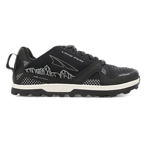Altra LONE PEAK Women's Trail Shoes Black | AUPDRK-765