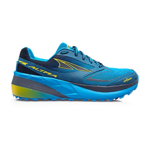 Altra OLYMPUS 3.5 Men's Trail Shoes Blue / Yellow | MVGSNZ-213
