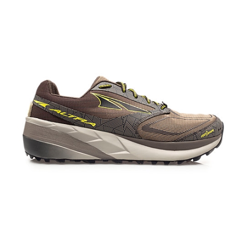 Altra OLYMPUS 3.5 Men's Trail Shoes Gray / Lime | HGKDOW-456